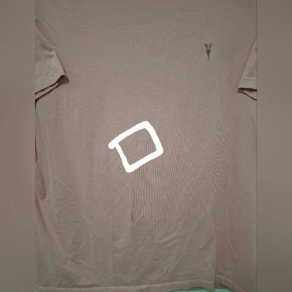 Men's All Saints Medium Pink Regular Fit Crewneck T-Shirt Size XXL - Picture 6 of 8